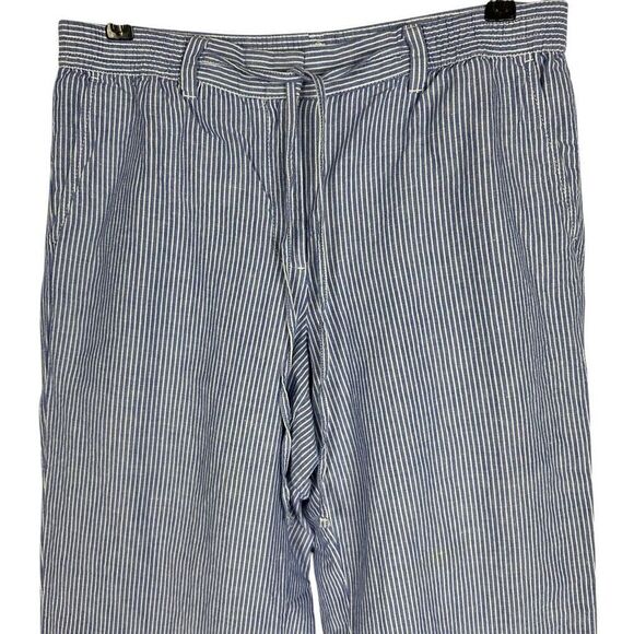 Talbots The Easy Drawstring Pant size 12 Linen Blend - Picture 4 of 6